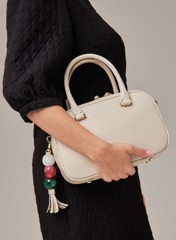 Кожаная сумка Hawaii DBR 31216 светлый крем