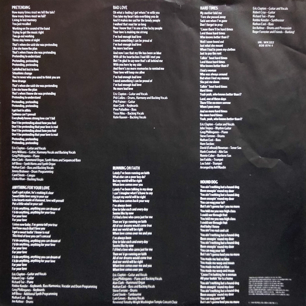 Eric Clapton / Journeyman (LP)