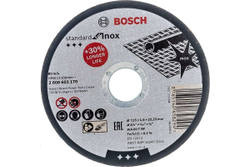Круг отрезной по нержавеющей стали Standard (115x1.6х22.2 мм) Bosch 2608603170