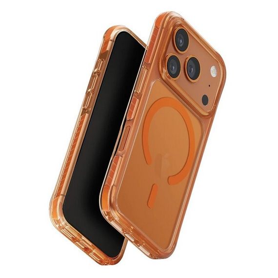 Чехол Uniq Combat MagSafe для iPhone 17 Pro Carbon Volt Orange (IP6.3P(2025)-COMMVORG)