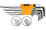 Набор шестигранников с шаром INGCO Long 1,5-10 мм. INDUSTRIAL HHK12091