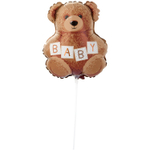 Шар Фольгированный BABY Мишка (Коричневый)