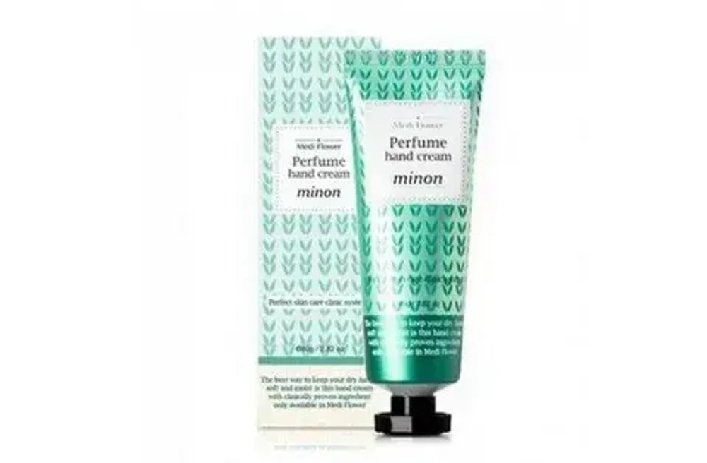 Крем для рук парфюмированный освежающий MEDI FLOWER Hand Cream Perfume Minon 80 гр