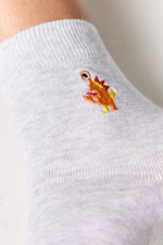 Conte-kids TIP-TOP Однотонные хлопковые носки с вышивкой