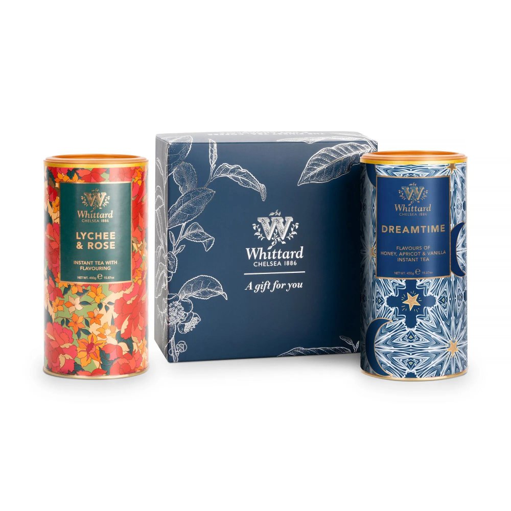Whittard of Chelsea 1886 Набор растворимого чая Delicious Instant Tea Duo Gift Box, 2x450г