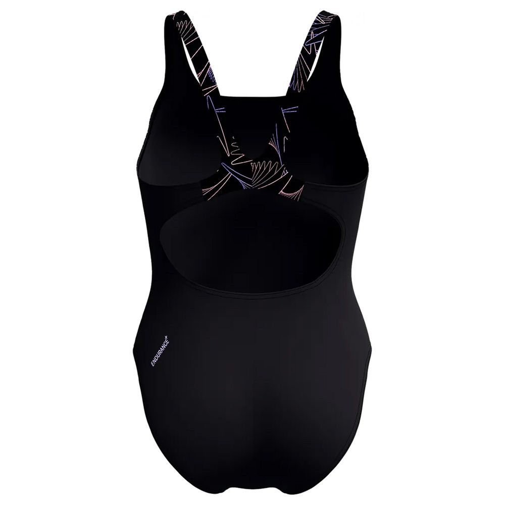 Купальник SPEEDO Hyperboom Splice Muscleback, 8-1347018692, р.34 (рос.46),полиэстер, ПБТ, чер-сирен