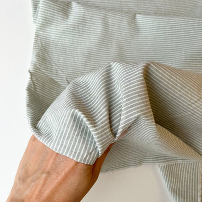 Вареный хлопок 250см. полоска изумруд