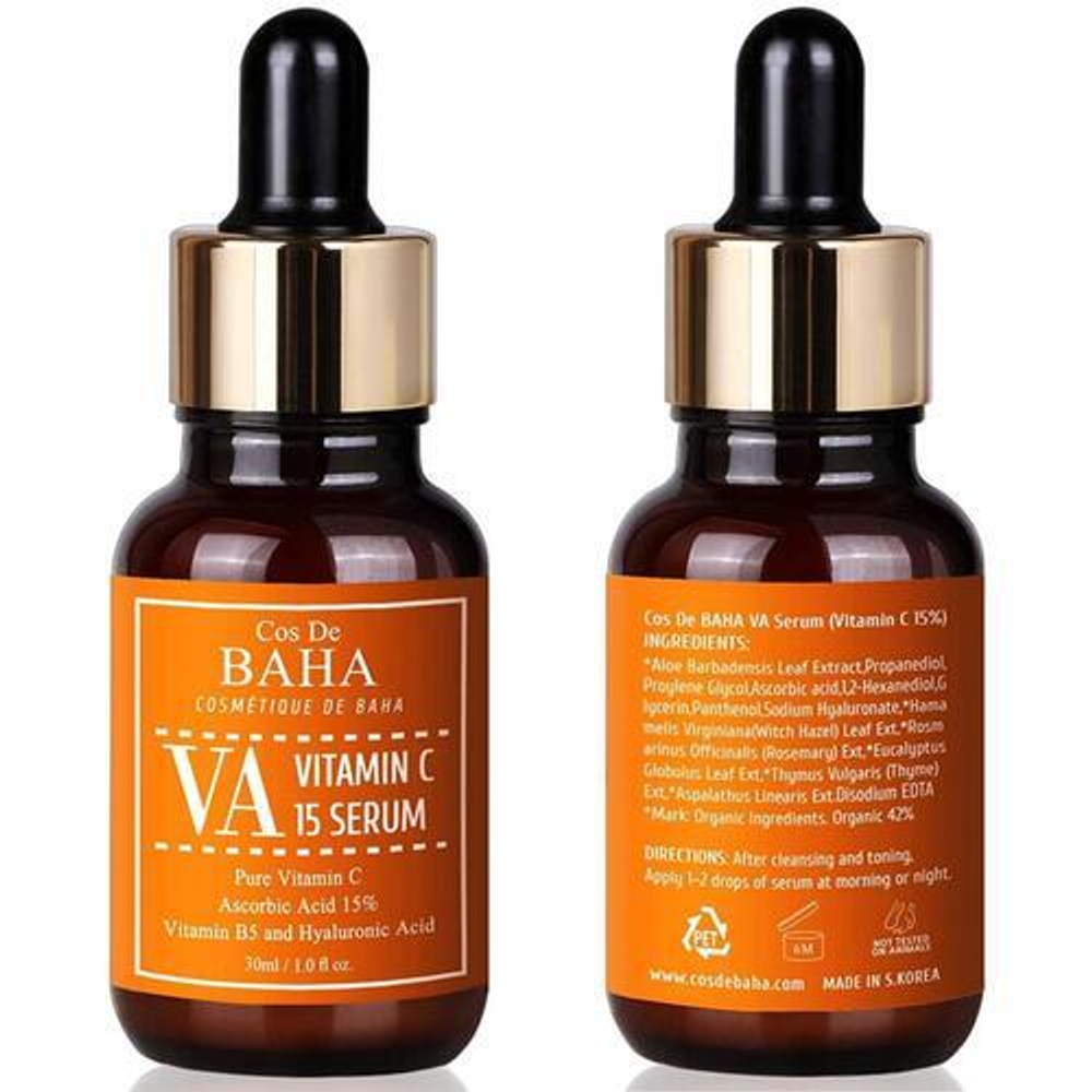 Cos De BAHA Сыворотка осветляющая сыворотка с витамином С