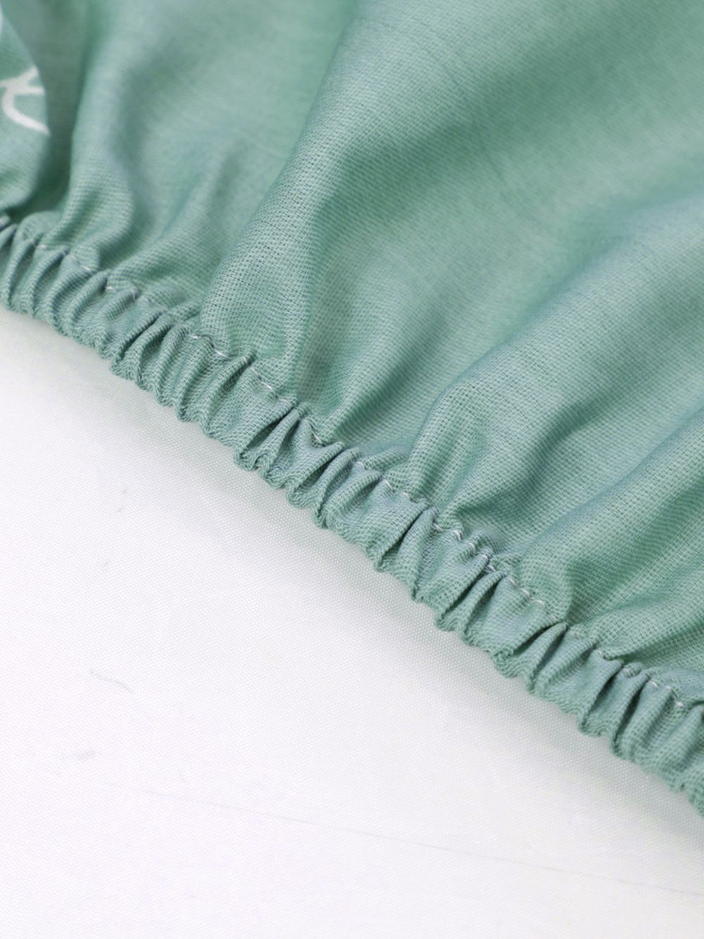 Постельное белье "КОТИКИ (мята)" 2-спальный   наволочки 50х70 2шт Простынь на резинке 160х200 см  Пододеяльник 175х215 см  Сказка сатин