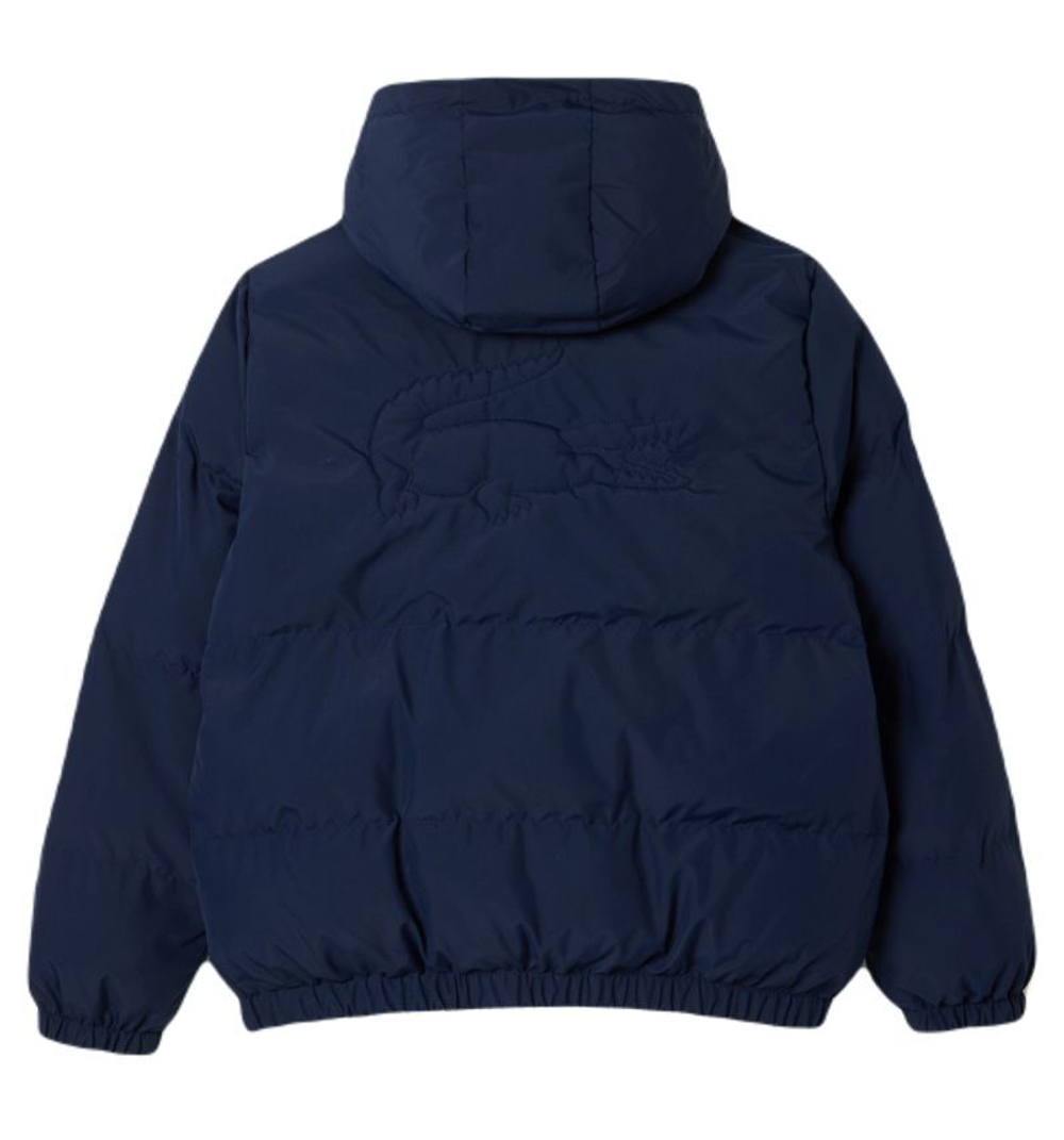Куртка детская Lacoste Water Embroidered Crocodile Hooded Puffed
