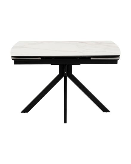 Стол Галац 120*80 см столешница стекло белое