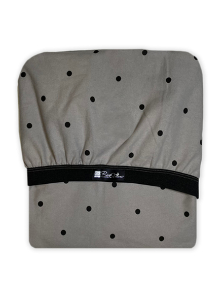 Простыня на резинке Горох  фланель RinaAmari Размер 120*60