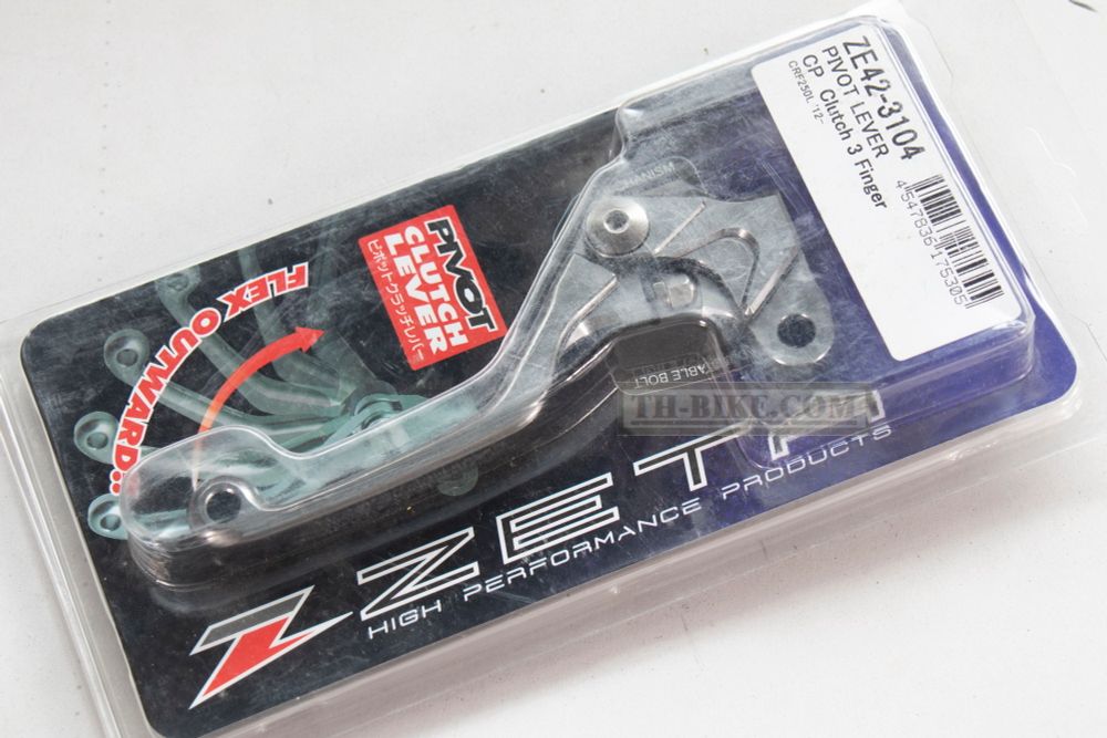 ZE42-3104 Clutch lever zeta 3' fingers. Honda CRF250-300-L-M-Rally. Genuine ZETA