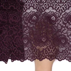 Кружево эластичное слива 22 см