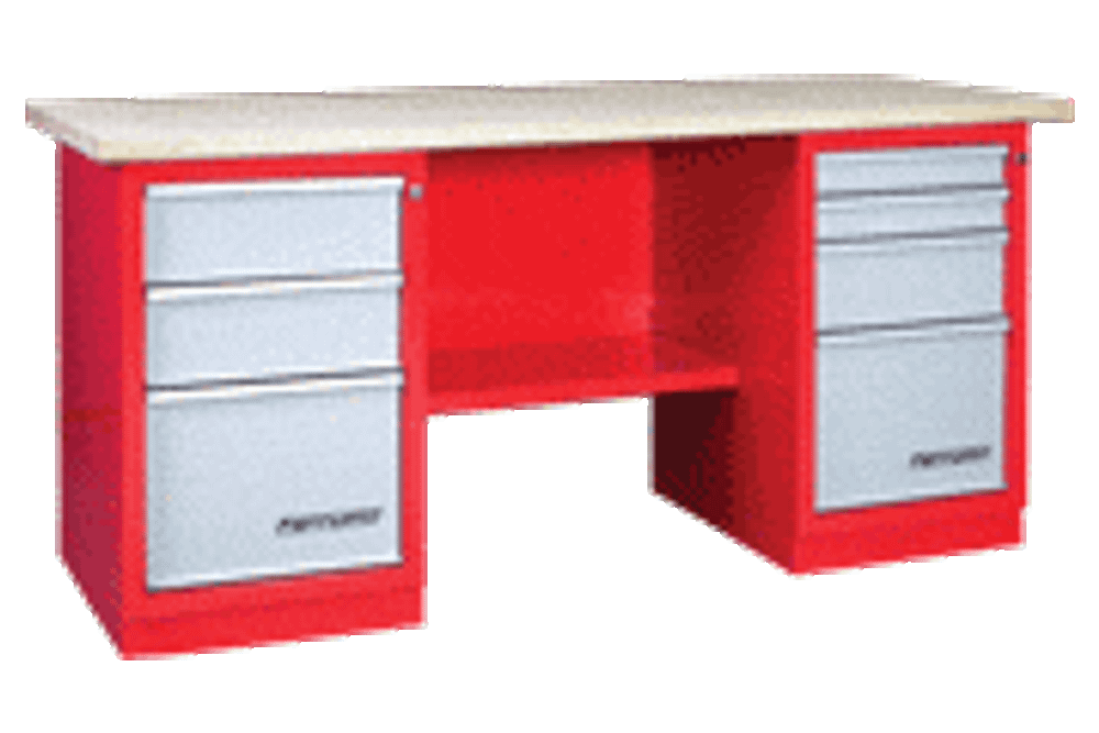 Верстак слесарный 2 тумбы: 3 ящика/4 ящика 01.234 Ferrum