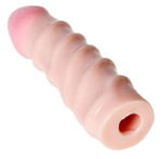 Насадка-реалистик к трусикам системы Vac-U-Lock "Attachment" (Цвет: телесный)