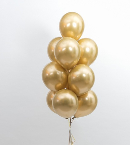 Шары хром золото