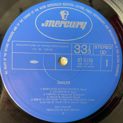 Винтажная виниловая пластинка LP Rod Stewart Smiler (Japan 1978) (No Obi)