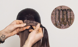 Balmain Hair Couture Хвост с цветным концом из искусственных волос 55 см Catwalk Ponytail Dip Dye