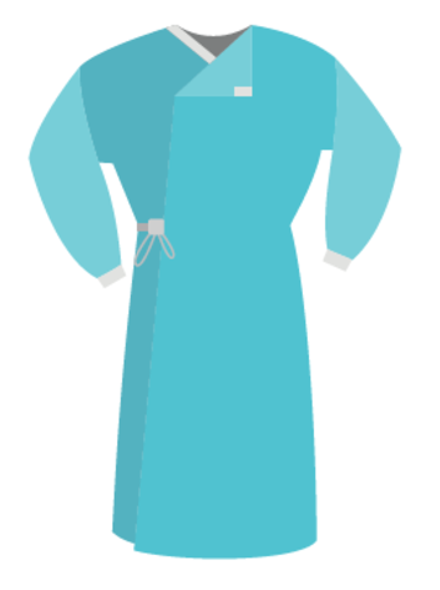 Халат хирургический стерильный Евростандарт