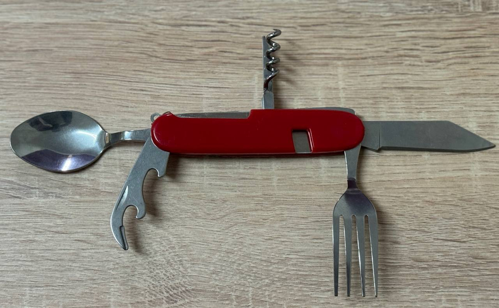 Мультитул ложка / вилка / нож. От 12 шт.