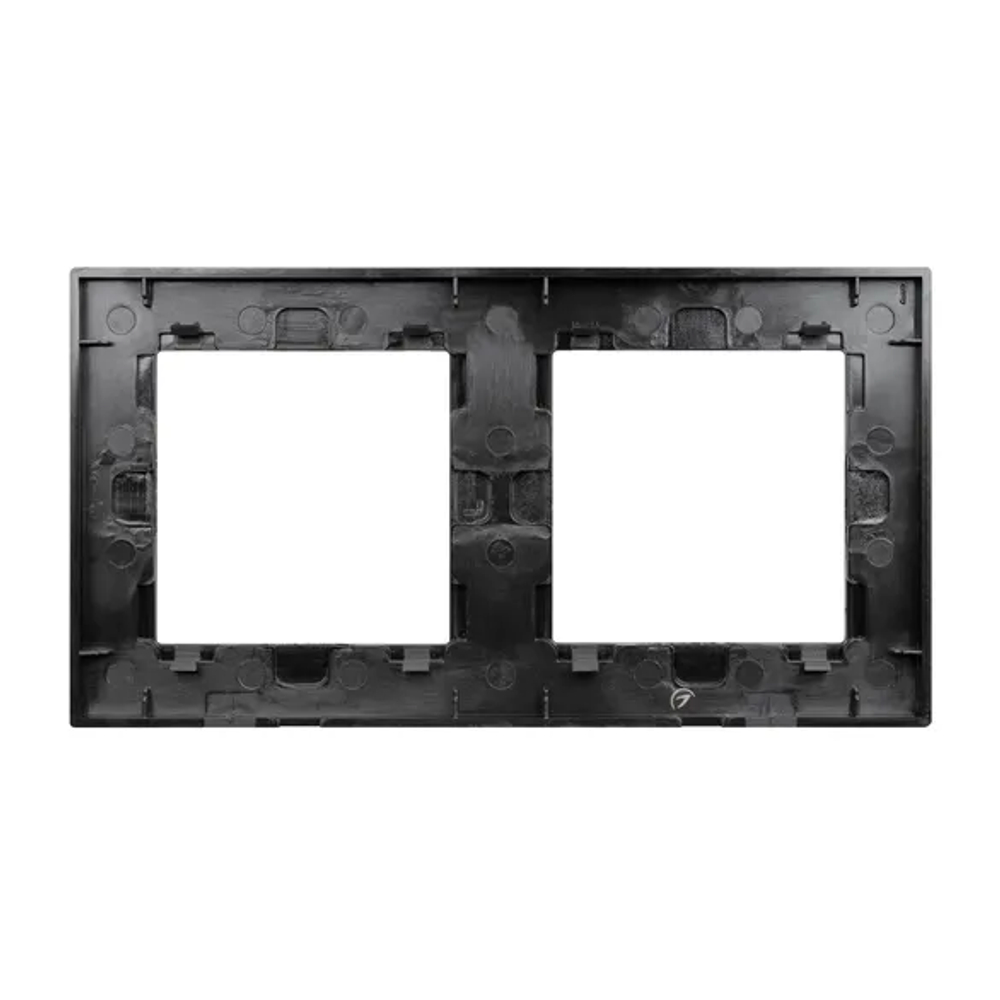 Рамка стеклянная FRM-GLARE-GS-2-BK (Arlight, -) 043797