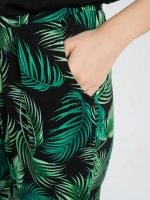 Брюки домашние широкие на резинке