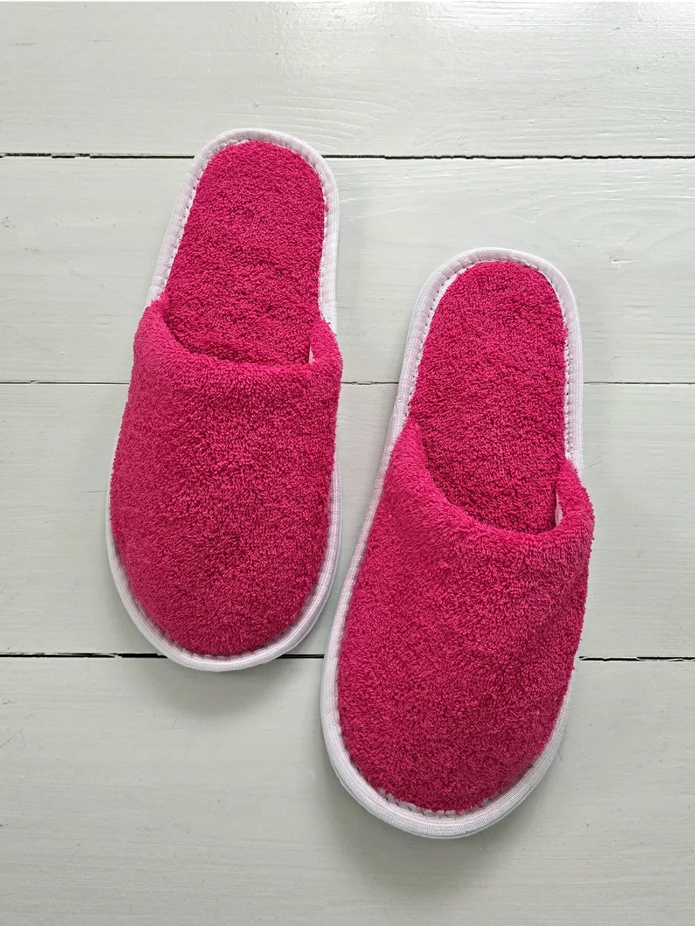 Тапочки махровые Фуксия