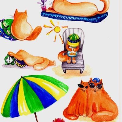 Рыжие коты
