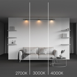 Трековые светильники магнитные Zon Levity 2700К 12Вт 100°