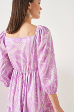 51475 Платье женское (лавандовый принт)