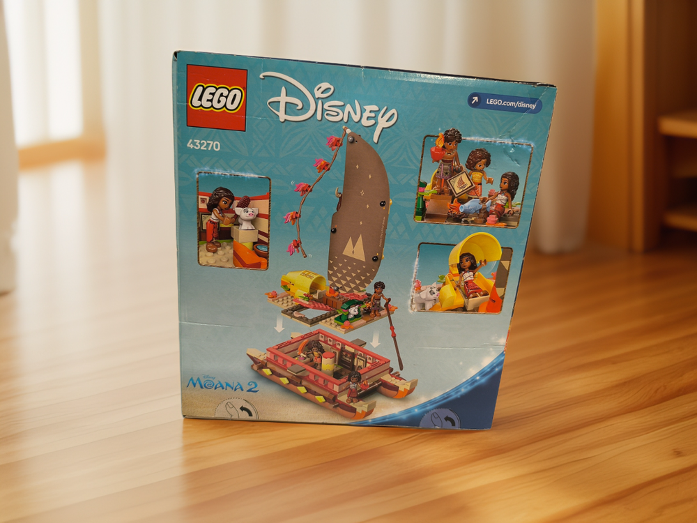 LEGO Disney 43270 «Моана: приключение на каноэ» — принцесса и океанские истории