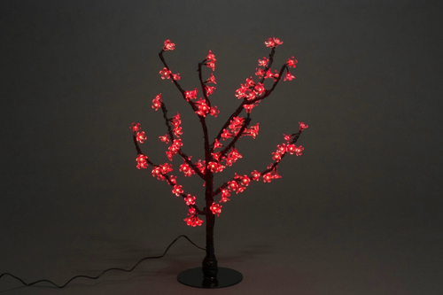 CBL-Table -R 96 LED Куст вишня 0,8 *0,8 м.,красный