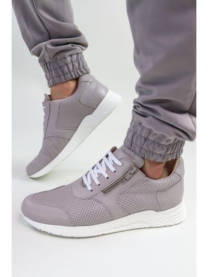 1101M Мужские кеды (Темно-бежевый)