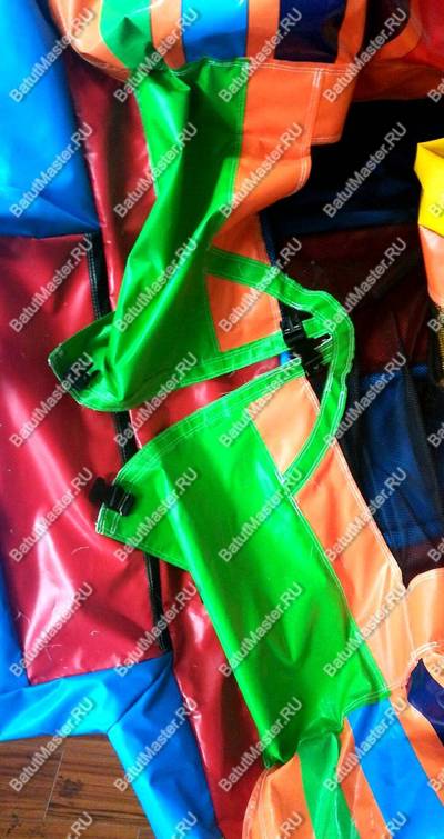 Детский надувной батут "Мир радости" 3,5*3*2,2 м