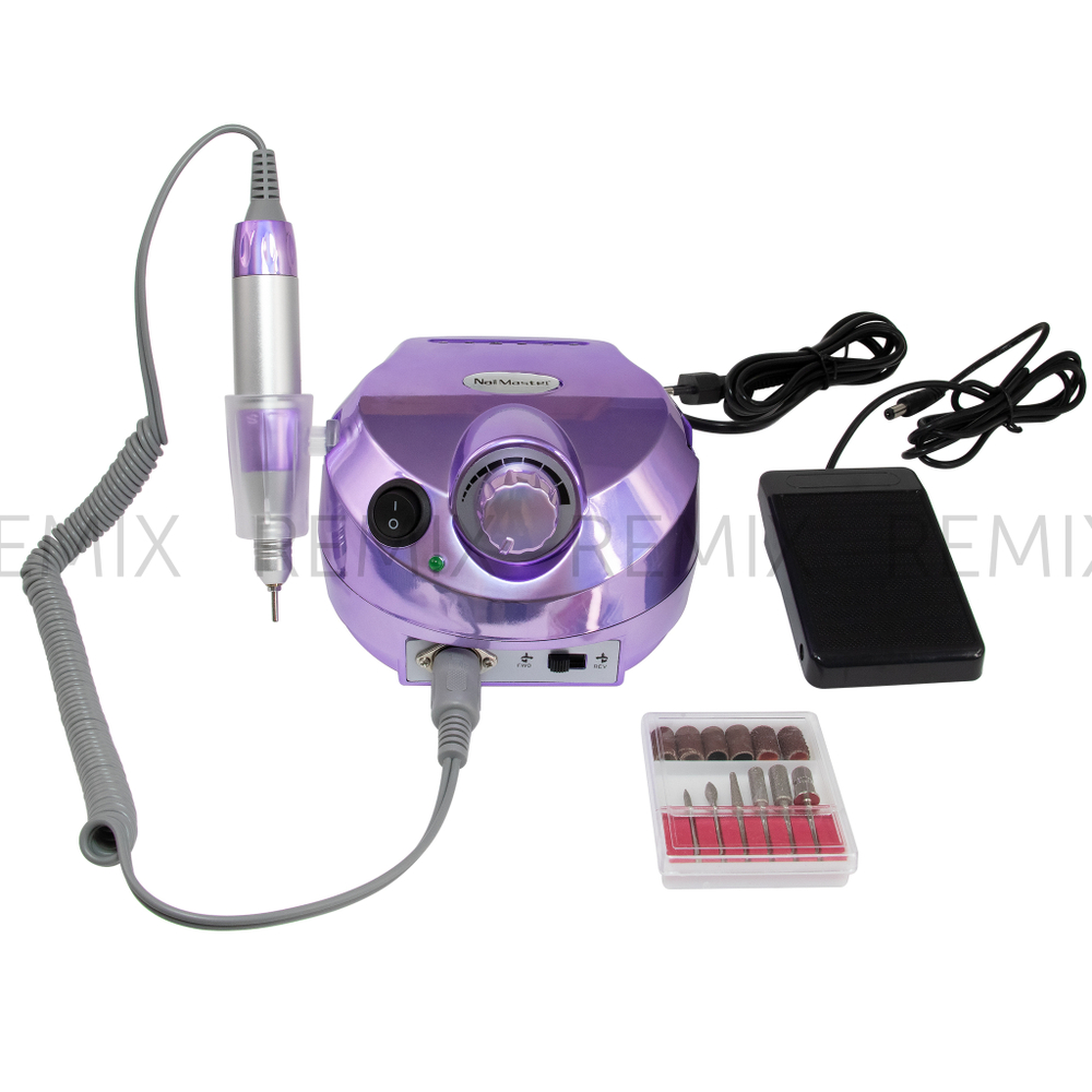 Аппарат для маникюра и педикюра зеркальный, DM-202 NAIL POLISHER, 65W, 35000об/мин, PULPLE