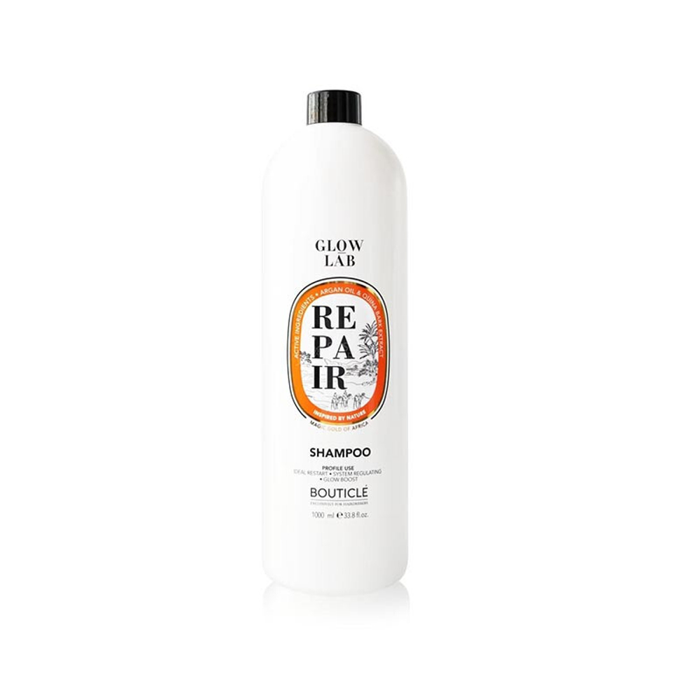 Восстанавливающий шампунь придающий сияние Bouticle Argan Repair Illuminating Shampoo, 1000 мл.