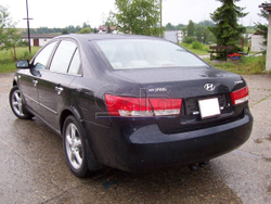 Фаркоп оцинкованный Galia H065A для Hyundai Sonata, 4dv, 2004- Type A(паспорт и сертификат в комплекте)(без электрики)