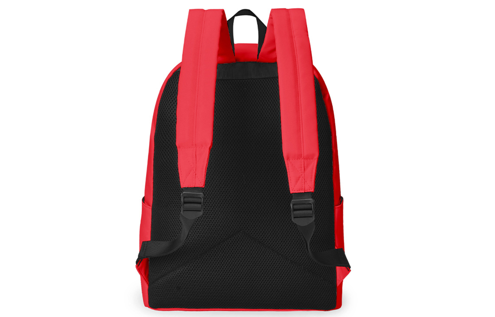 TURN UP Polyester Backpack Unisex Red