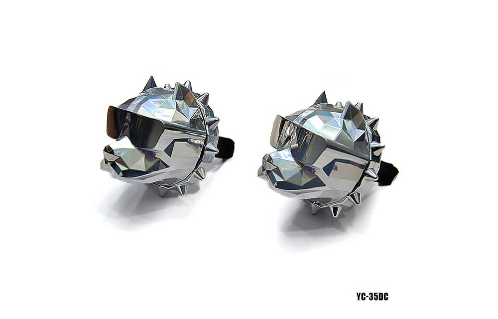 Ароматизатор-игрушка -на обдув- Собачки ПИТБУЛЬ - YC-35DC Dazzle colour white