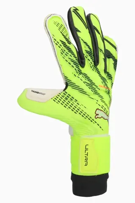 Вратарские перчатки Puma Ultra Ultimate Hybrid - зеленый