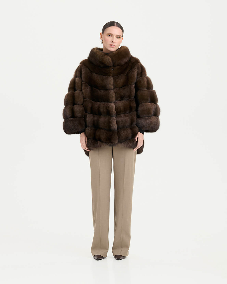 Шуба из меха соболя