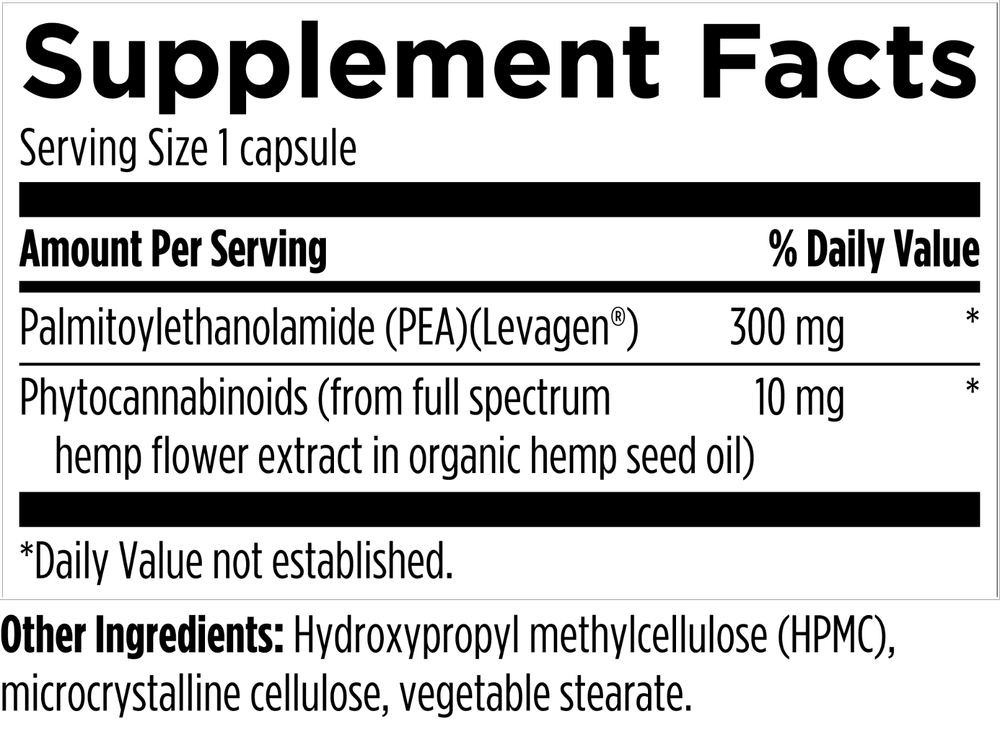 Designs For Health - Cannab-PEA 300  - 60 capsules