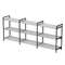 10ССТ.3.800 Стеллаж средний тройной 3 полки, широкий (2360*400*952)
