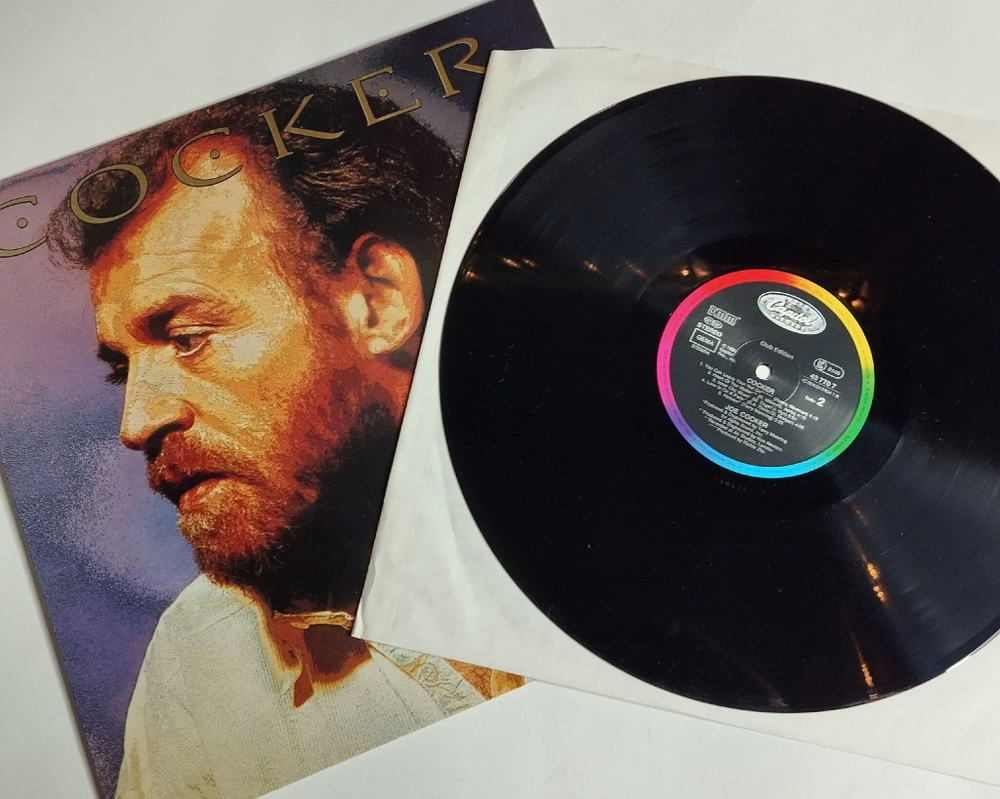 Винтажная виниловая пластинка LP Joe Cocker You Can Leave Your Hat On (Germany 1986) Club Edition