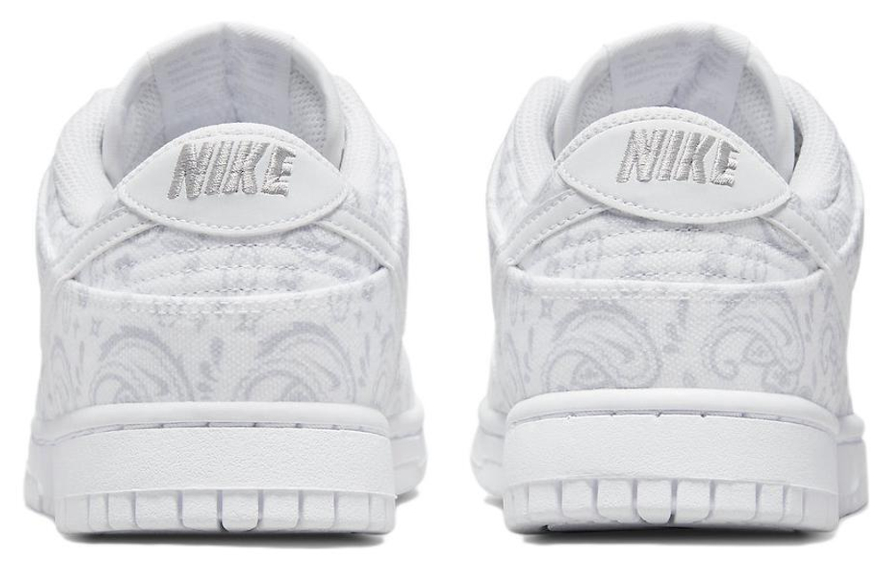 Кроссовки Nike Dunk Low Ess "White Paisley" (Женская размерная сетка)