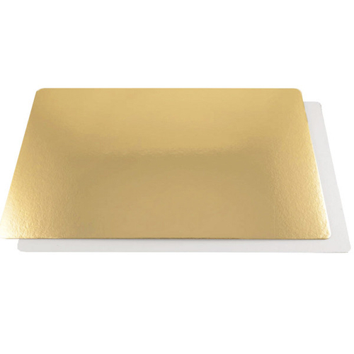 Подложка усиленная золото/белая 30*40 см, 3,2 мм