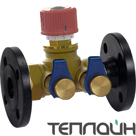 Балансировочный клапан статический БРОЕН V L DN 32 PN 16 фланец/фланец