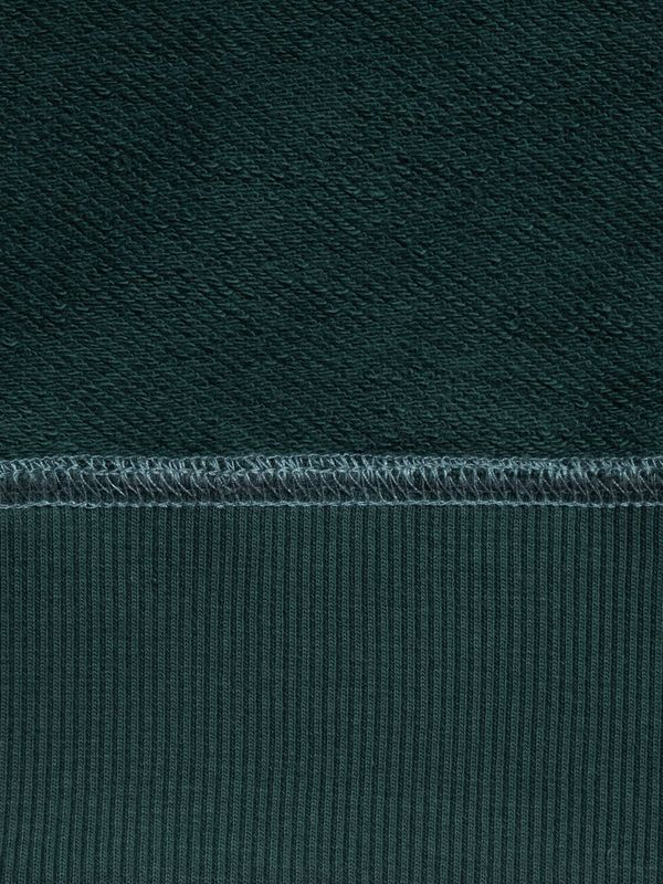 Худи Logo на молнии темно-зеленый - фото 10