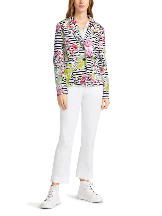 Блейзер с цветочным принтом